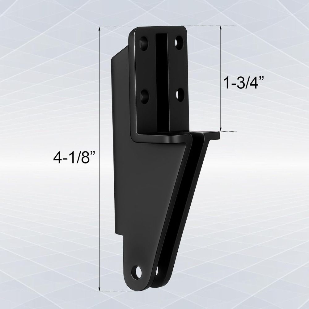 2pcs Adjustable Storm Hardware Bracket Replacement Parts Door Post Jamb Bracket For Farmhouse