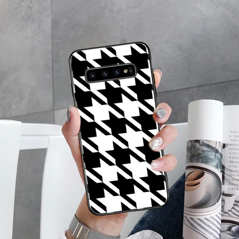Cow zebra Leopard Polk Dot Black White Phone Case for Samsung Galaxy S22 S20 Ultra S20 S22 Plus S21 S10 S9 S8 Plus S10E S20 FE