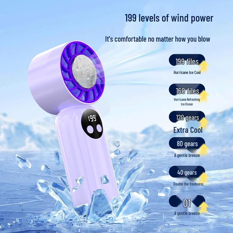 Soying Mini Portable Semiconductor Cooling Handheld Fan