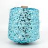 Hand-Knitted Bright Cotton Yarn with Sequins, 3MM+6MM, Combed and Fancy
