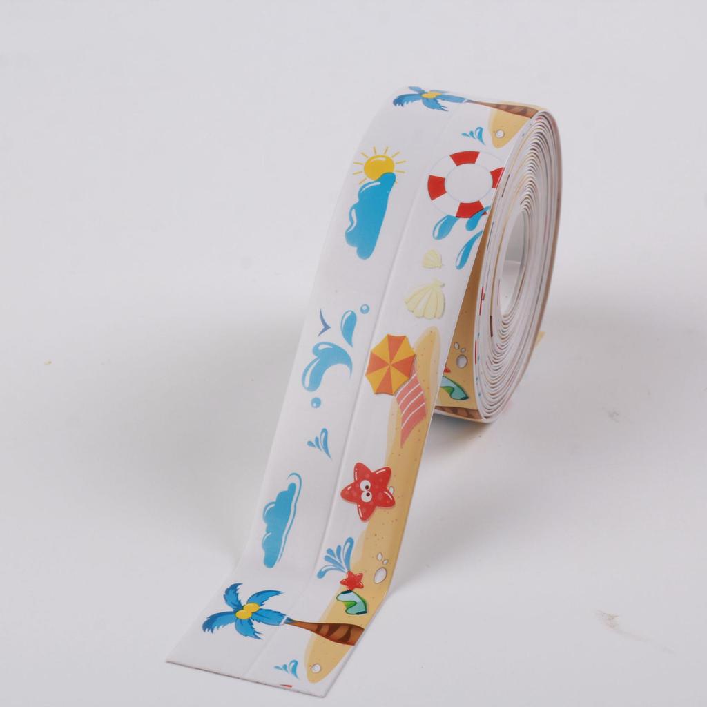 Waterproof Self-Adhesive Grout & Splash Guard Tape for Kitchen and Bathroom