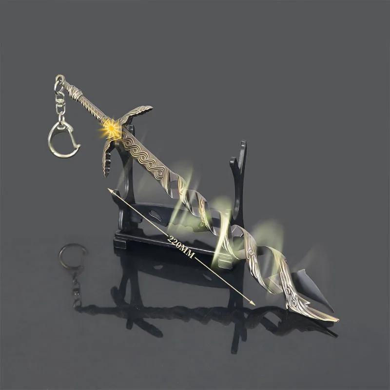 Medieval Sword 22cm/8.66in Training Katana Toy Sports Game Peripherals Cosplay Weapon Model Boys Collectible Desk Ornaments