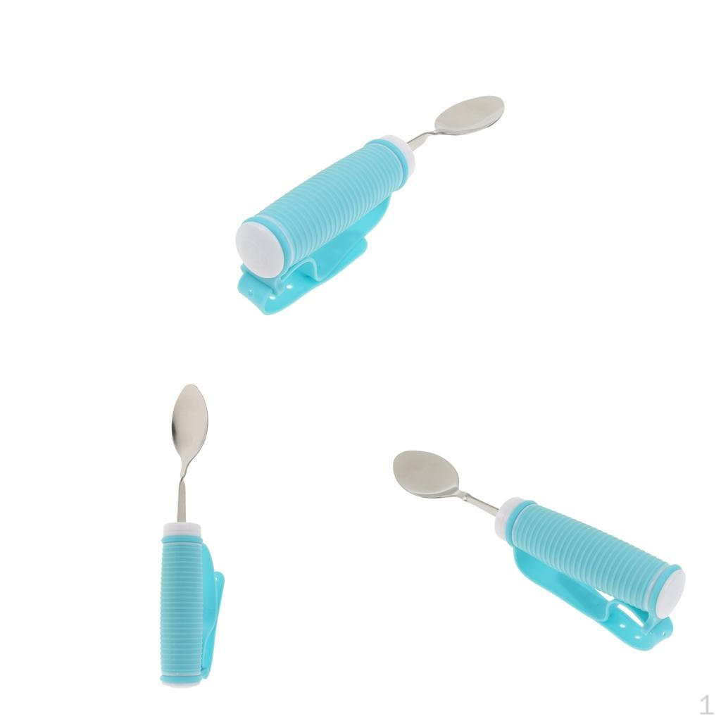 3x StainlessSteel Spoon Bendable Utensils Eating Aids for Elderly