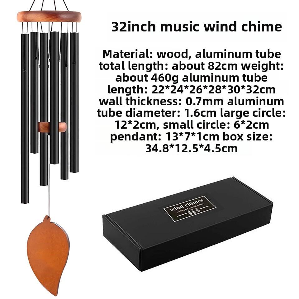 26 Inch Outdoor Wind Chime Create an Atmosphere for Outdoor Decoration of Farmhouses Garden music aluminum tube metal wind chime