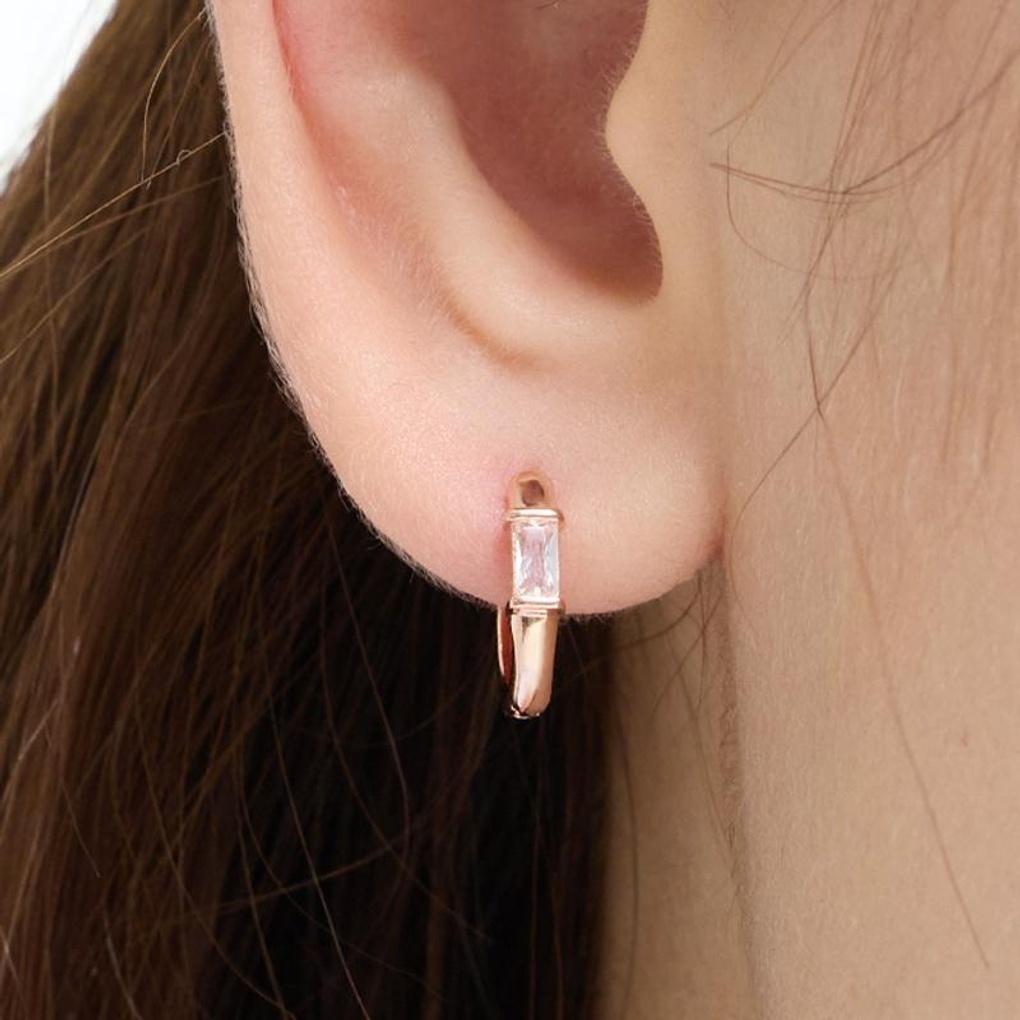 [LsSHOP] 14K Color Brick Earrings (Gold Plated)_LJ5319BRE