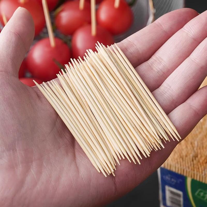 ZISIZ Bamboo Double-Pointed Toothpicks