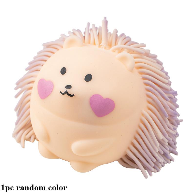Cute Hedgehog Anti Stress Squishy Fidget Toys Venting Ball Slow Rising Decompression Squeeze Toy For Adults Kids Holiday Gifts