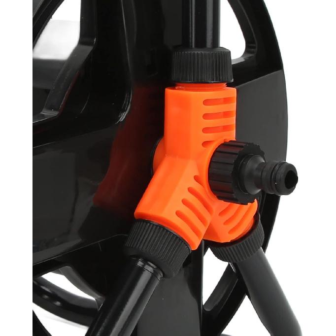 TOPINCN Hose Reel Car Wash Garden Rack Watering Arm Rope with Roll Tool Storage Equipment Wrapping Tools for Abs Hose Reels
