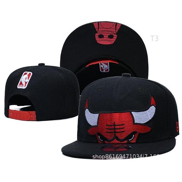 Source Baseball Cap Basketball League Bull Hat Street American Retro Embroidery Flat Edge Bull Head Casual Hat
