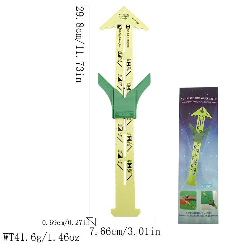 Fünf-in-Eins-Multifunktions-Patchworklineal: Originales Schneiderwerkzeug ST-A23/ST-24.
