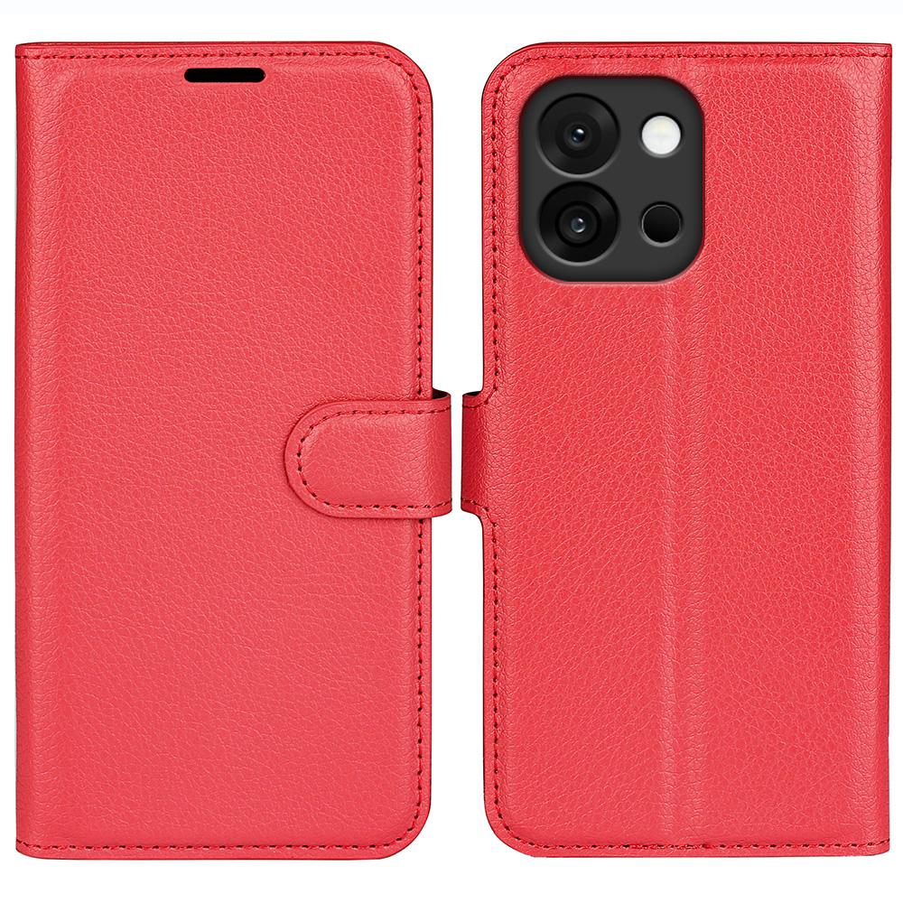 For OnePlus 13T 5G Wallet Case Litchi Texture Shockproof Leather Flip Stand Phone Cover