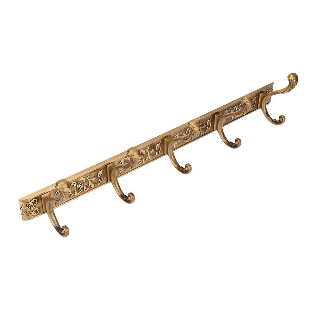 Nástěnný háček na lištu Montáž za dveře pro zavěšení kabátů, klobouků, oblečení Vintage Prostorový hliníkový hardware