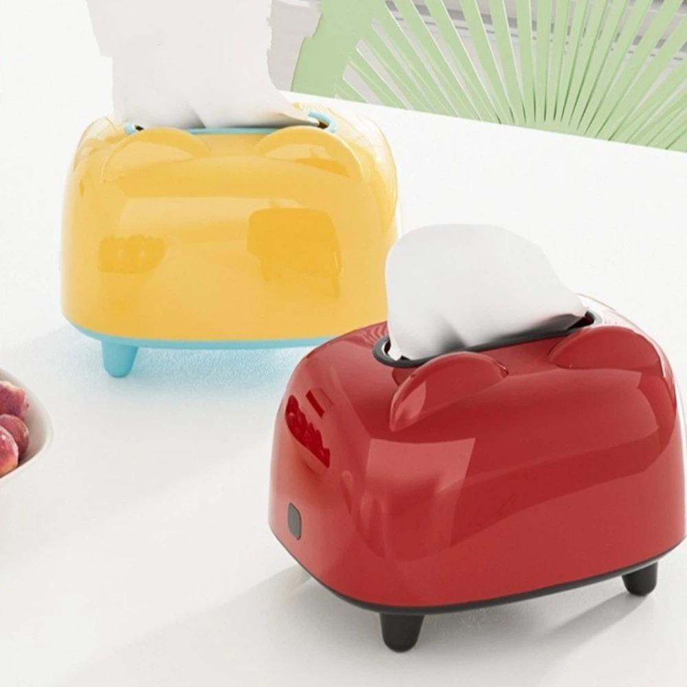 Multi-functional Desktop Tissue Box Plastic Phone Stand Holder Modern Napkin Dispenser  Bedroom