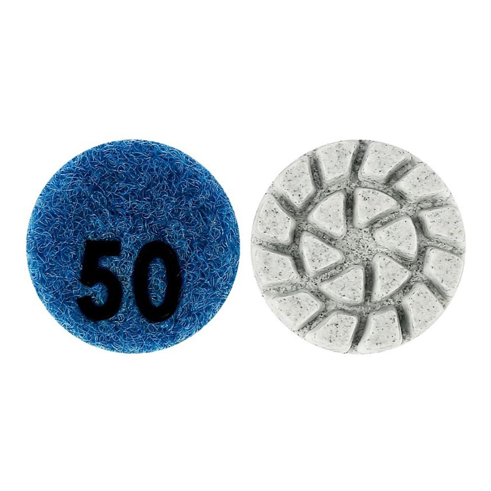 1inch 25mm Polishing Pad Wet Dry Buffer Grinding Disc For Marble Granite Concrete 50/100/200/400/800/1500/3000 Grit
