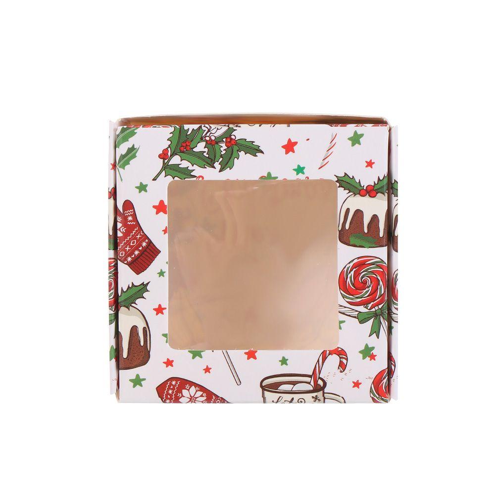 

wedding supplies DIY Multi-size package box gift box kraft window Christmas gifts box 1