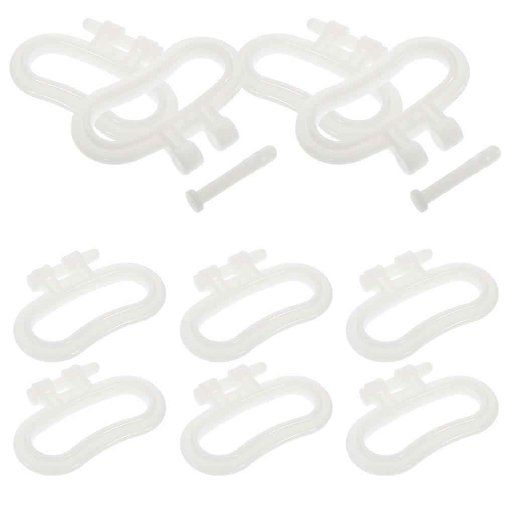 10Pcs Plastic Bucket Handles Replaceable Ergonomic Comfortable Grip for Household Water Jug Carrier Convenient Handle Grip