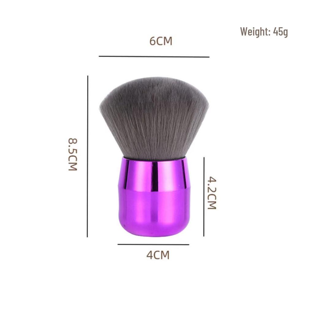 Portable Soft Bristle Makeup Brush for Blush & Loose Powder