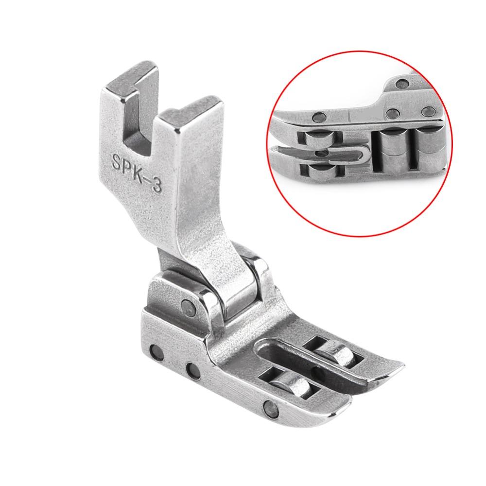 Steel Roller Presser Foot High Shank Stitching Presser Foot Zipper Foot  Industrial Sewing