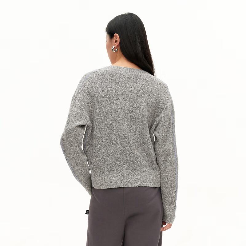 Only Women's V-Neck Colorblock Loose Knit Sweater