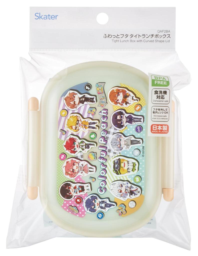 Skater Bento Fluffy Serving Single 360ml Made In Dishwasher and Microwave Colorful Size for Boys and Kids' Box, Capacity, Tier, Capacity, Japan, Safe,