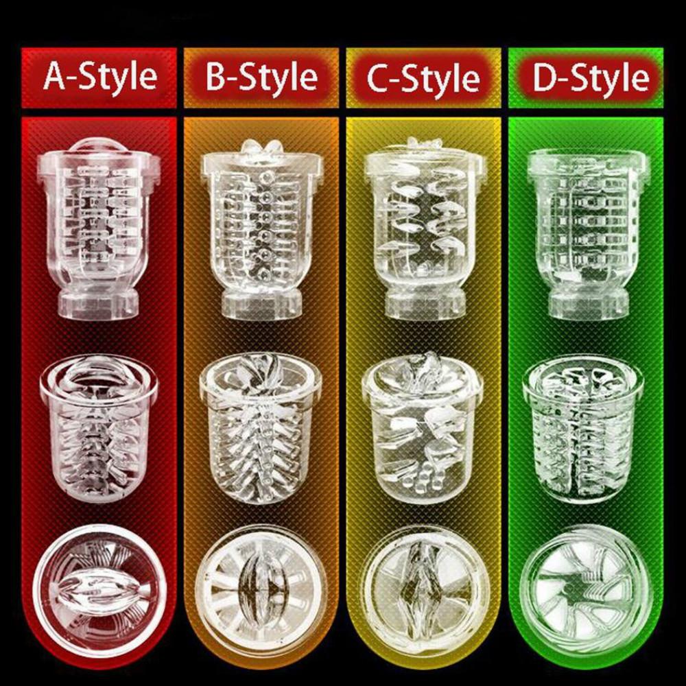 Male Masturbator Inner Replacement Cups for Easy Love Air Sucking Male Masturbator Oral/Vaginal/Anal