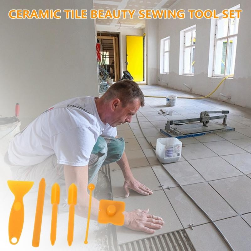 Professional Caulking Tool Set for Bathroom Kitchen Sealant Finishing and Grout Remover Practical Tile Gaps Cleaner