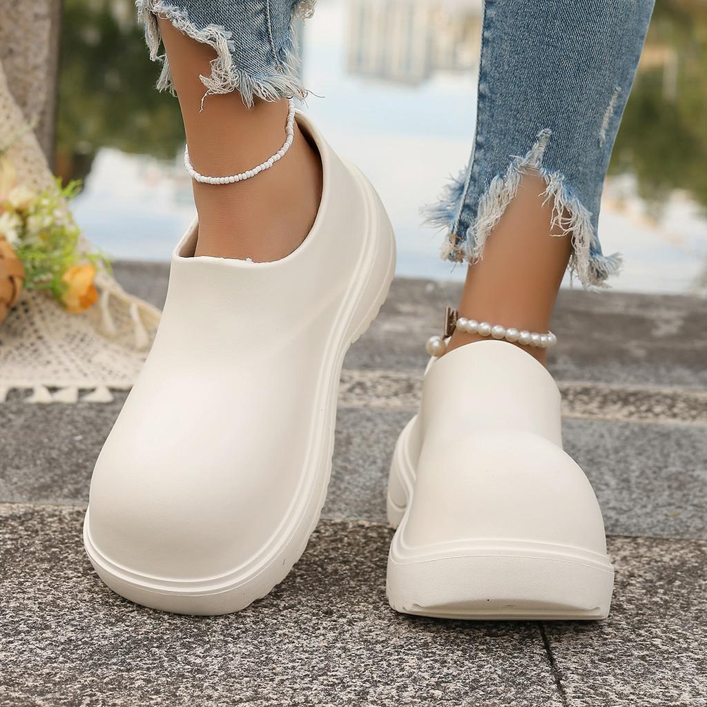 New Trend Women Ankle Boots Retro Waterproof Outdoor Shoes Lightweight Comfortable Boots Couples Garden Clogs Shoes Women