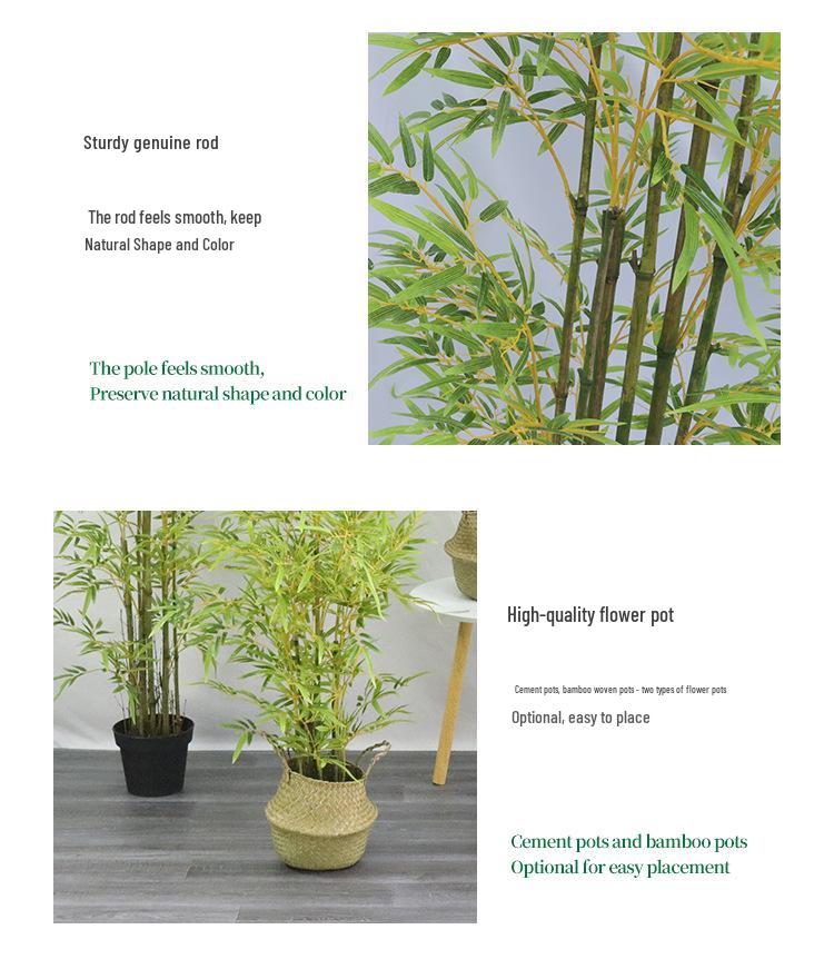 Artificial Bamboo Plant Decoration for Indoor and Outdoor Spaces