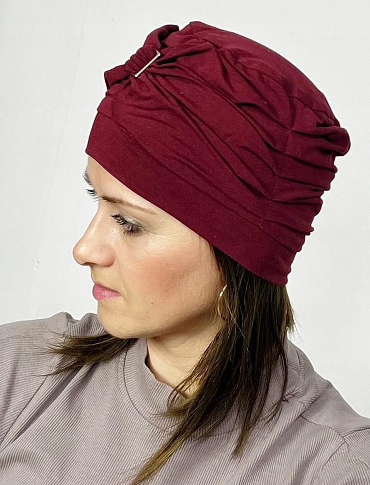 Rosalia' Boron Turban Made of Bamboo Double Cap Even After Chemotherapy