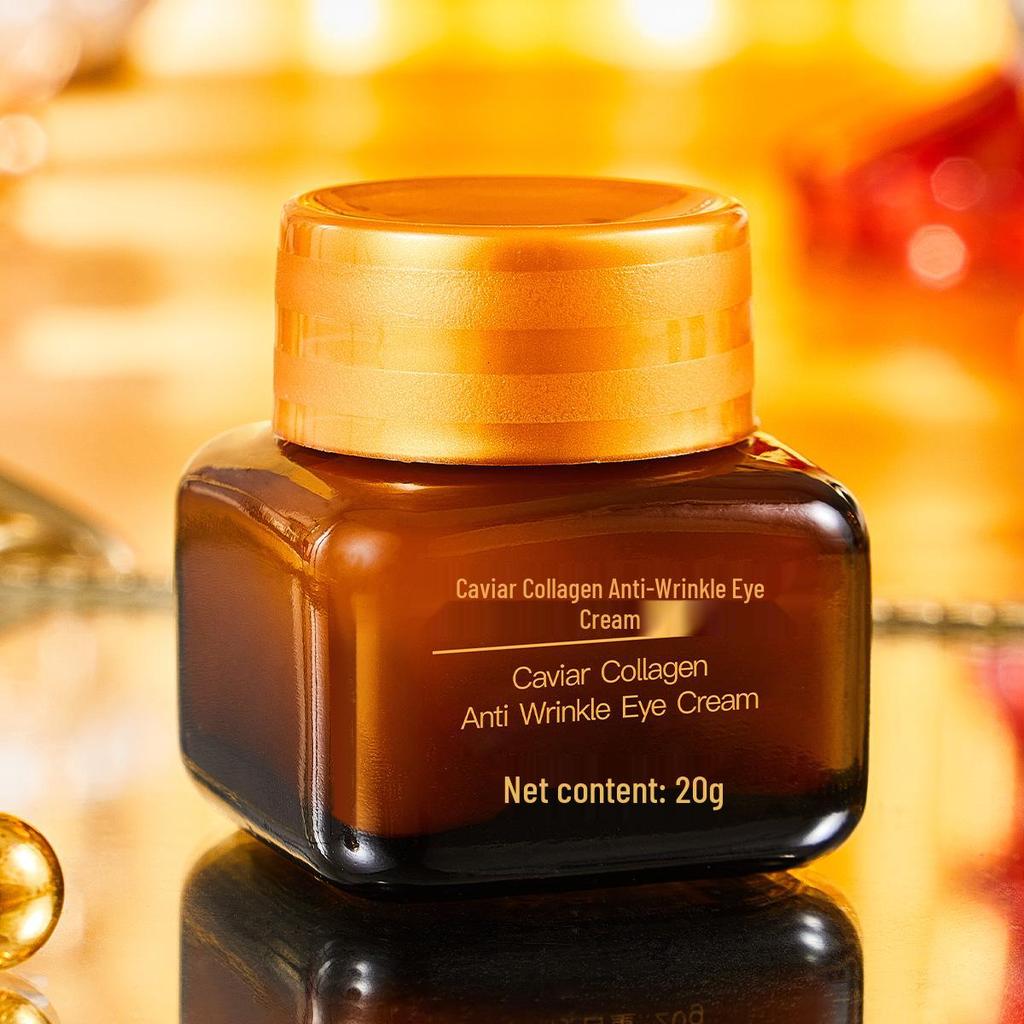 Douyin Kuaishou Popular Caviar Collagen Anti-Wrinkle Eye Cream for Reducing Eye Bags and Dark Circles