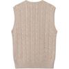 Polo Ralph Lauren Einfarbige Zopfstrick-Baumwollweste Herren Tops Natur-Beige MNPOSWEICM20019101