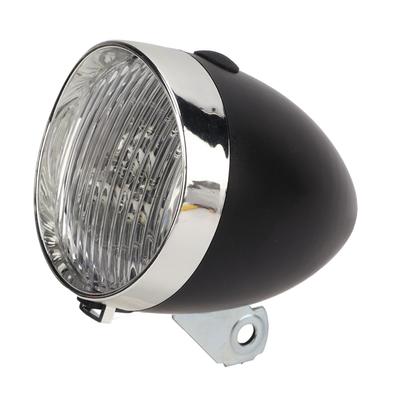 Retro Fahrrad 3LED Front Licht Scheinwerfer Vintage Sicherheit Warnung Nacht Licht Fahrrad Dekoration