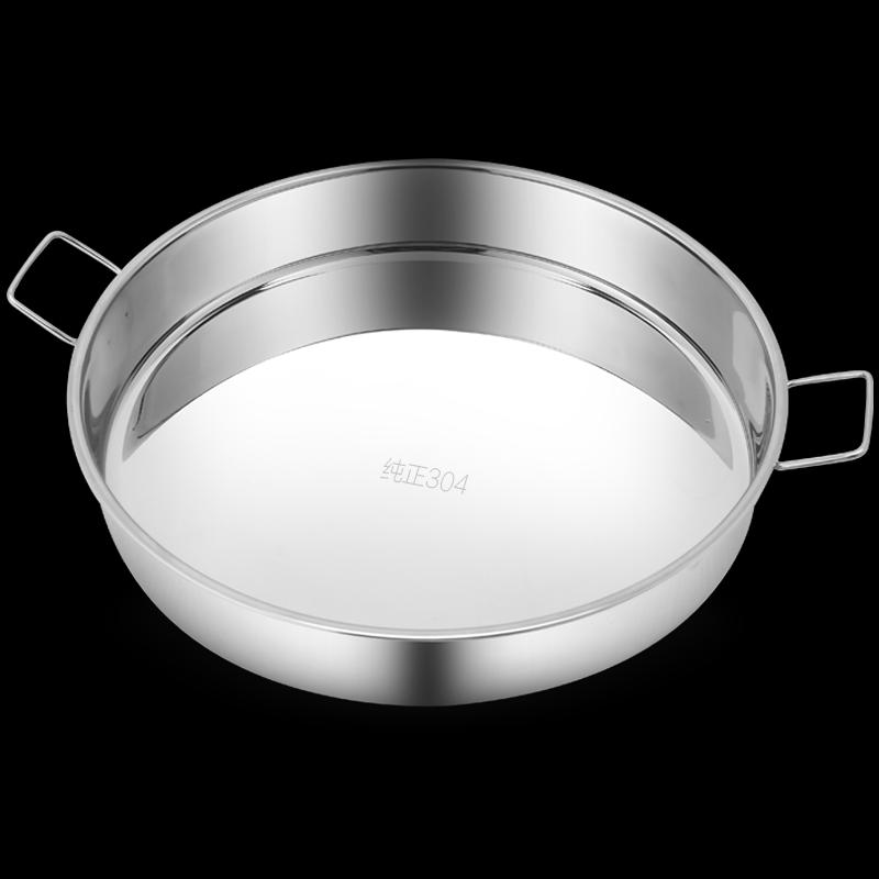 304 Stainless Steel 8-Inch Round Cake Mold for Baking Nian Gao and Fa Gao. Includes 6 and 4 Inch Molds.