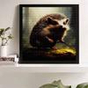 New Arrival 5D DIY Full Circle Diamond Painting "Hedgehog" Embroidery Cross Stitch Home Decor Gift
