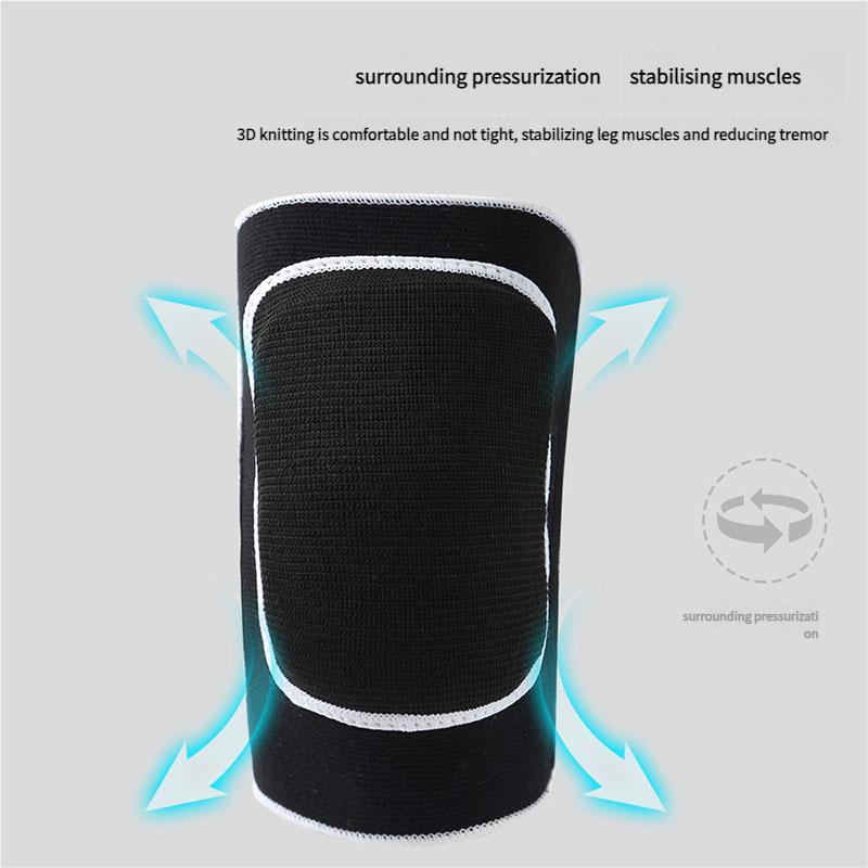 Breathable Sports Knee Pads Sponge Padding Universal Fit for Basketball Cycling Yoga Joint Protection Men Women