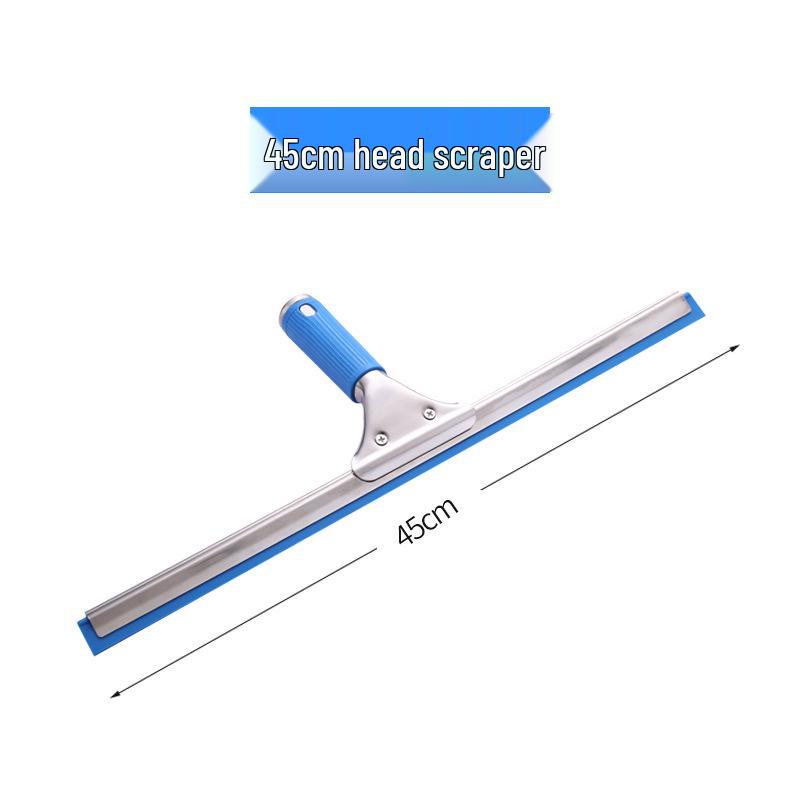 Stainless Steel Telescopic Window and Floor Squeegee Scraper