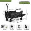Jinuolan Portable Foldable Outdoor Utility Wagon