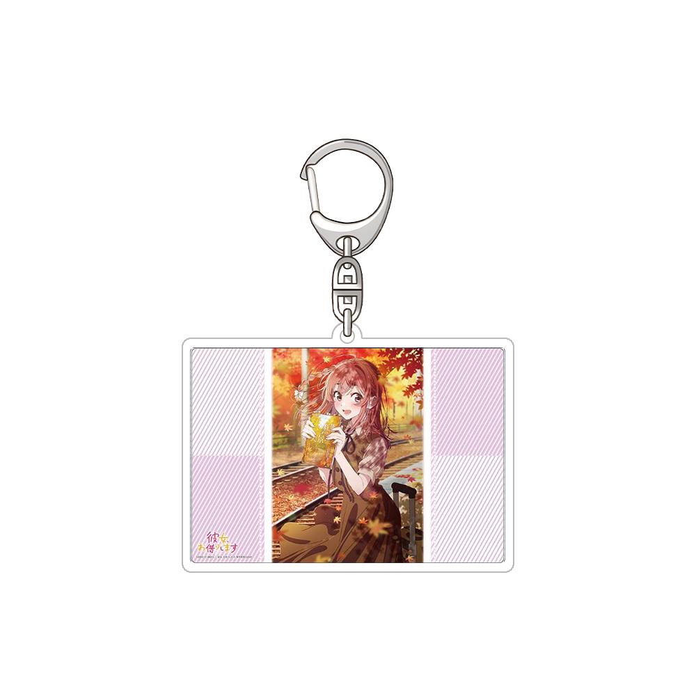 

Rent-A-Girlfriend Chizuru Mizuhara Mami Nanami Ruka Sarashina Sumi Sakurasawa Mini Yaemori Official Acrylic Keychain Bag pendant 6 cm