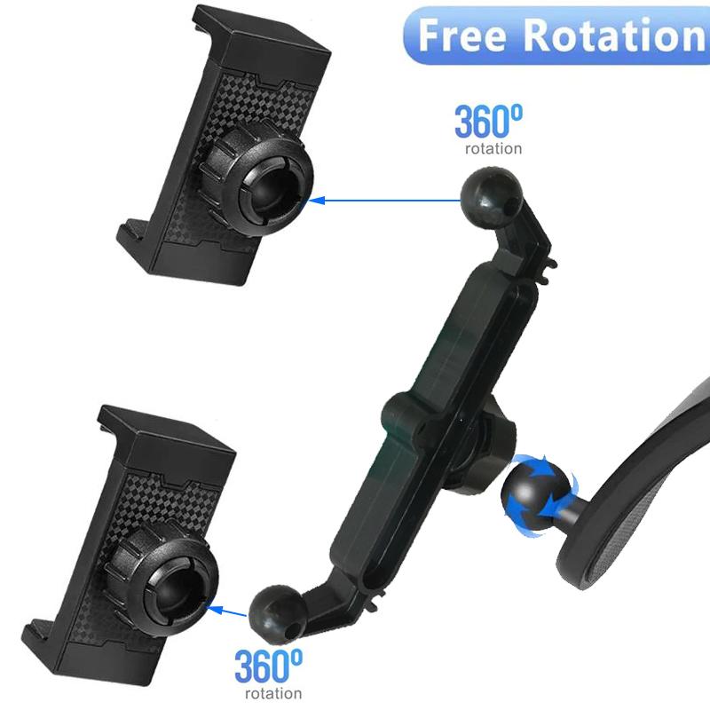 Universeller 17mm Kugelkopfwagen-Handyhalter Verlängerungsadapterhalter Modifikationszubehör zum Verbinden von 2 Mobiltelefonen