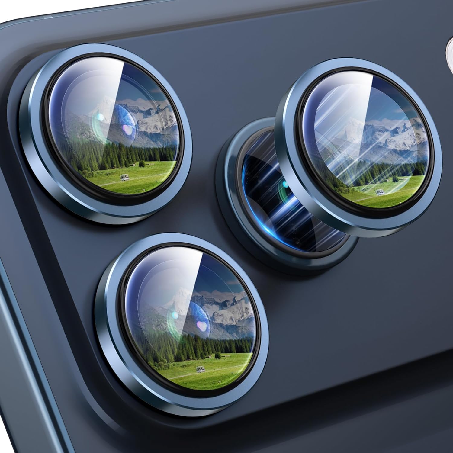 

Orange Camera Lens Protector Cover For iPhone 17 Pro Max 17Pro Tempered Glass Metal Phone Protection Protective Flim Accessories Blue Silver For iPhone 17 Pro синий