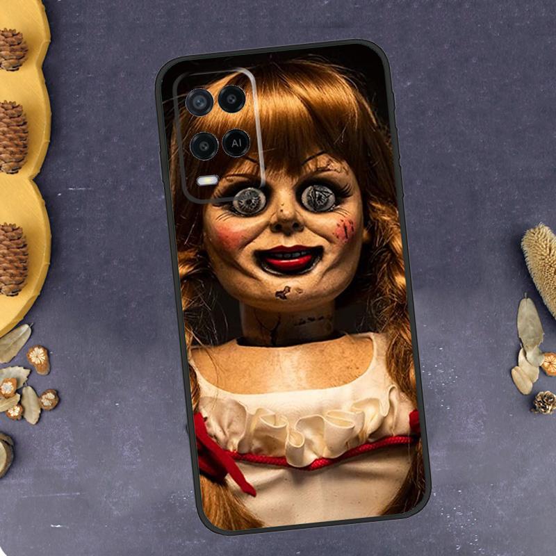Annabelle Horror Movie Phone Case For Oppo A79 A18 A38 A58 A78 A98 A17 A40 A60 A80 A16 A76 A96 A15 A74 A94 A54 A77