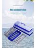 Portable Double-Layer Fishing Tackle Box - Large Capacity with Compartments for Lures and Hooks