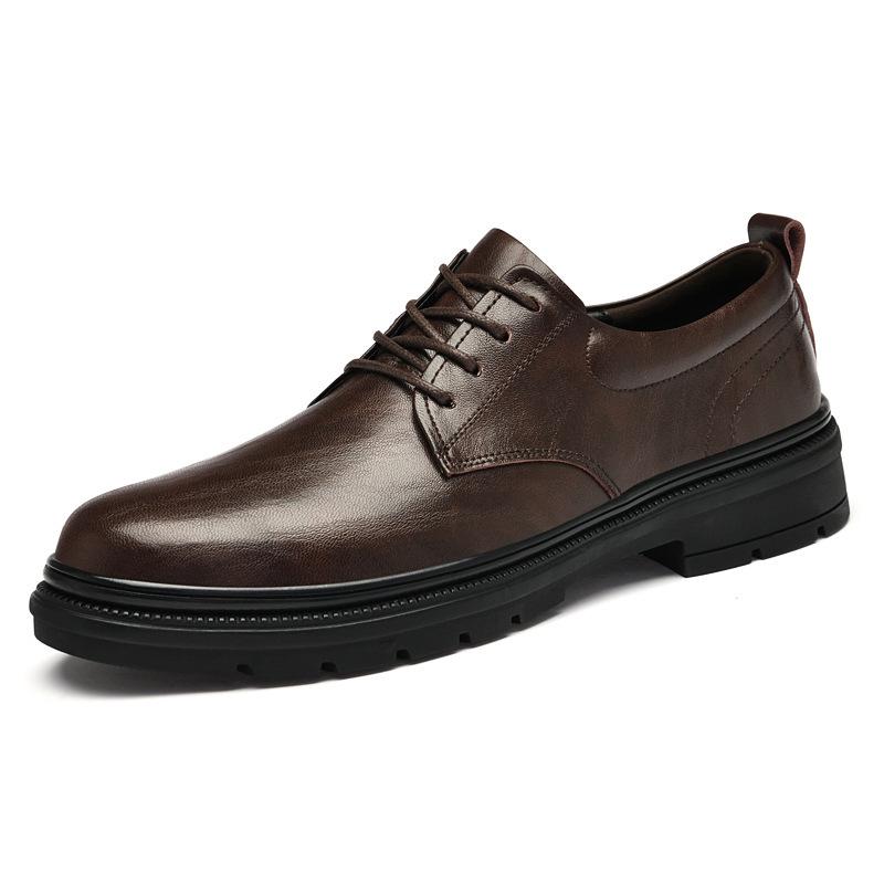 Men s Formal Leather Loafers - Business & Casual Style, Spring/Autumn, Cowhide Driving Shoes. 42 коричневый