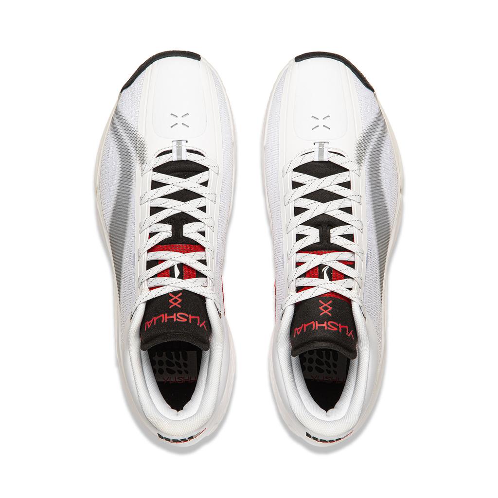 Li Ning Yu Shuai 20 Basketball Shoes Men Sneakers White Silver ABAW003-9