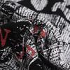 Mens Long Sleeve T Shirt Vintage Punk Graphic Print Loose Fit Round Neck