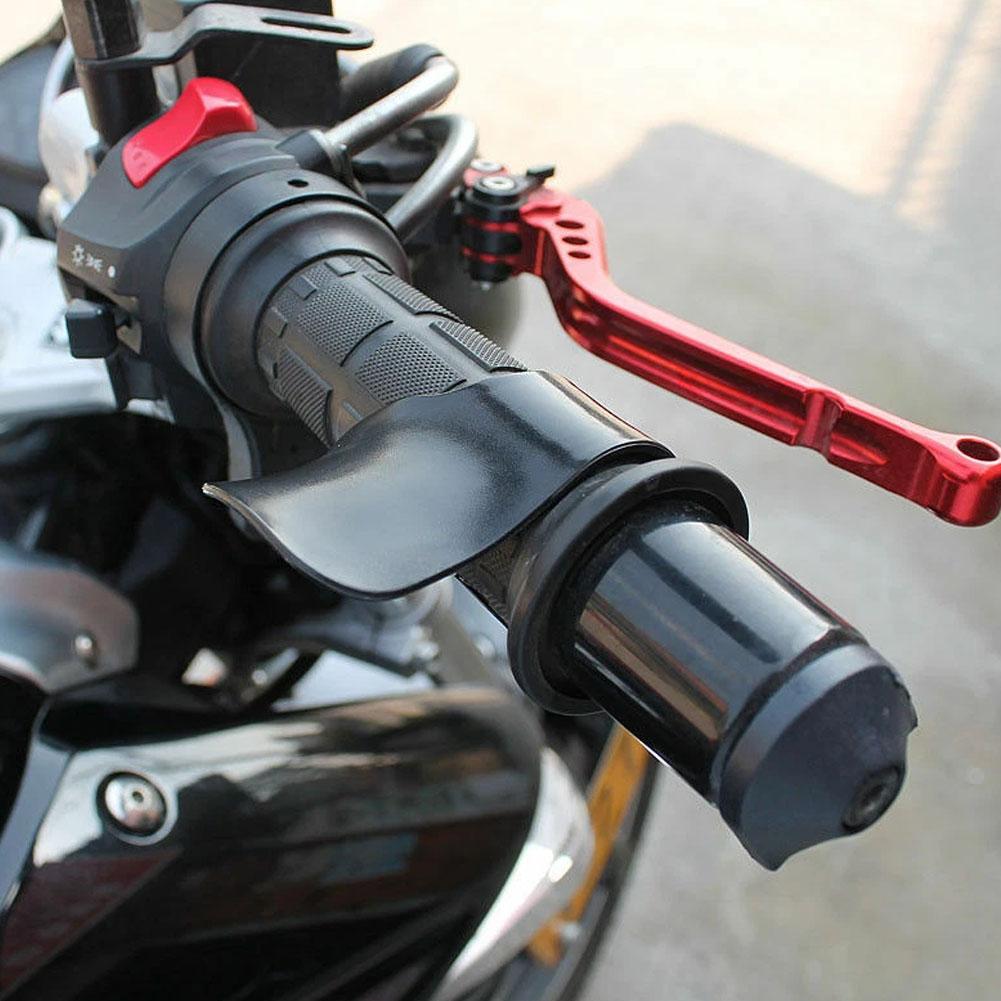 2 Stück Motorrad Gasgriff-Booster Rutschfester Griff-Steuerungs-Hilfsgriff Lenker Arbeitsersparnis Werkzeuge für Motorrad Fahrrad