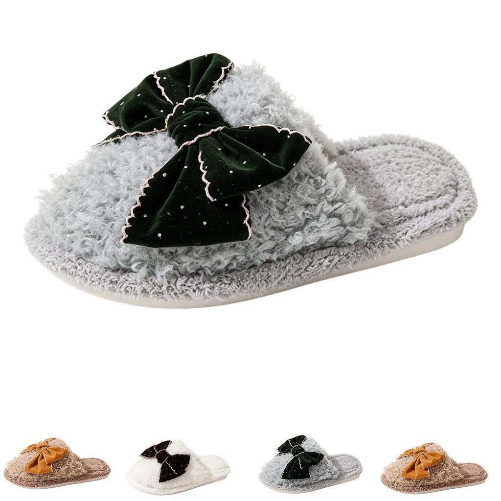 Women's Winter Toe Slippers with for Indoor Cozy Wear