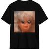 Funny Disgusted Face Meme Men's T Shirt Women Cotton Tee Oversized Summer Spring Novelty Gen Z Brainrot Loose Streetwear Top