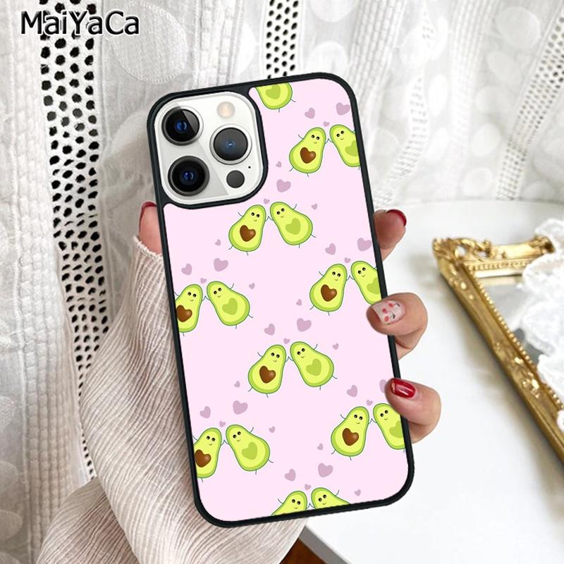 Lovely Fruit Avocado Phone Case Cover For iPhone 17 Air 16 16e 15 plus 11 12 13 14 pro max shell coque