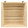 1PC Wooden Lamp Shade For Sauna Room Lamp Shade 28x22cm Long-lasting Wooden Light Shades Effortless Installation Heat Resistance